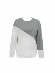 Casual Crew Neck Sweatshirt for Spring & Fall Women's Clothing