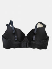 Jacquard Push Up Bra with Scallop Trim