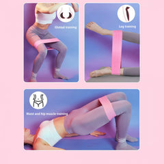3pcs Elastic Fitness Stretching Bands for Hip Lifting Body Training Exercise
