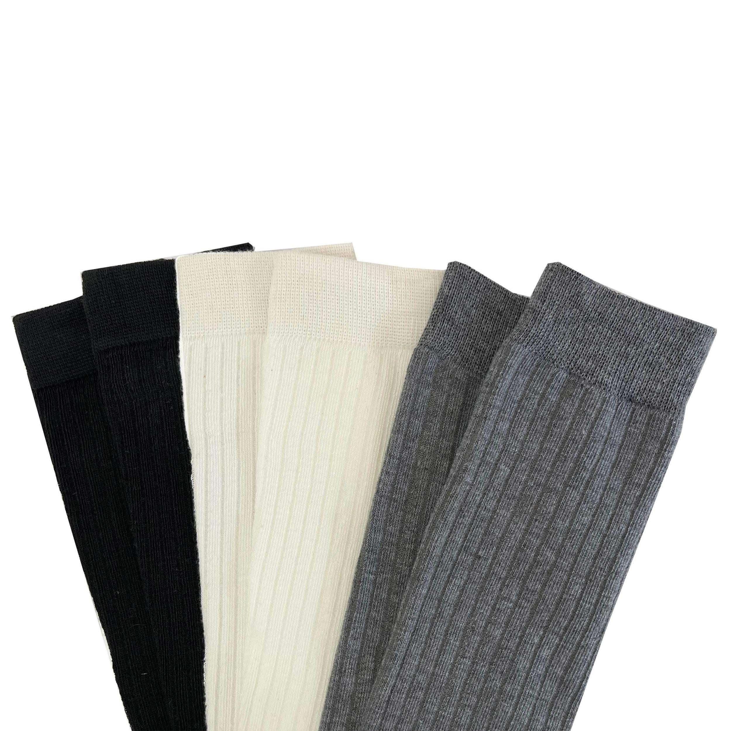Ribbed Thigh High Socks Comfy Over The Knee Stockings