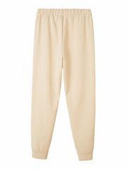 Women's Fleece Lined Joggers with Slogan Print