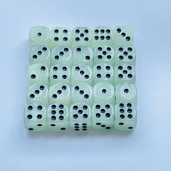 5pcs Luminous Dice Set 16mm Circular Dot Nightclub Bar KTV Entertainment
