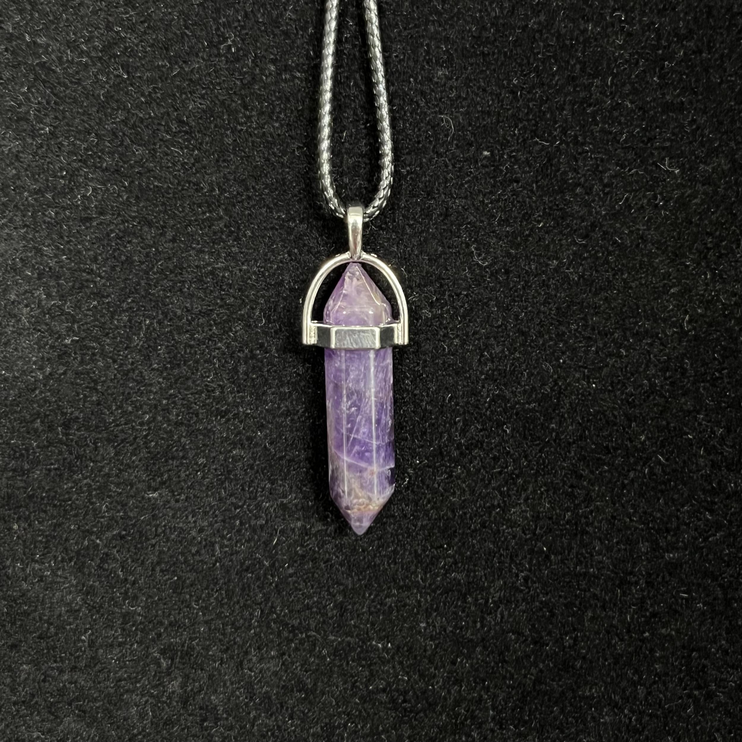 Colorful Chakra Pendant Crystal Pointed Prism Shape Pendants for Jewelry Making