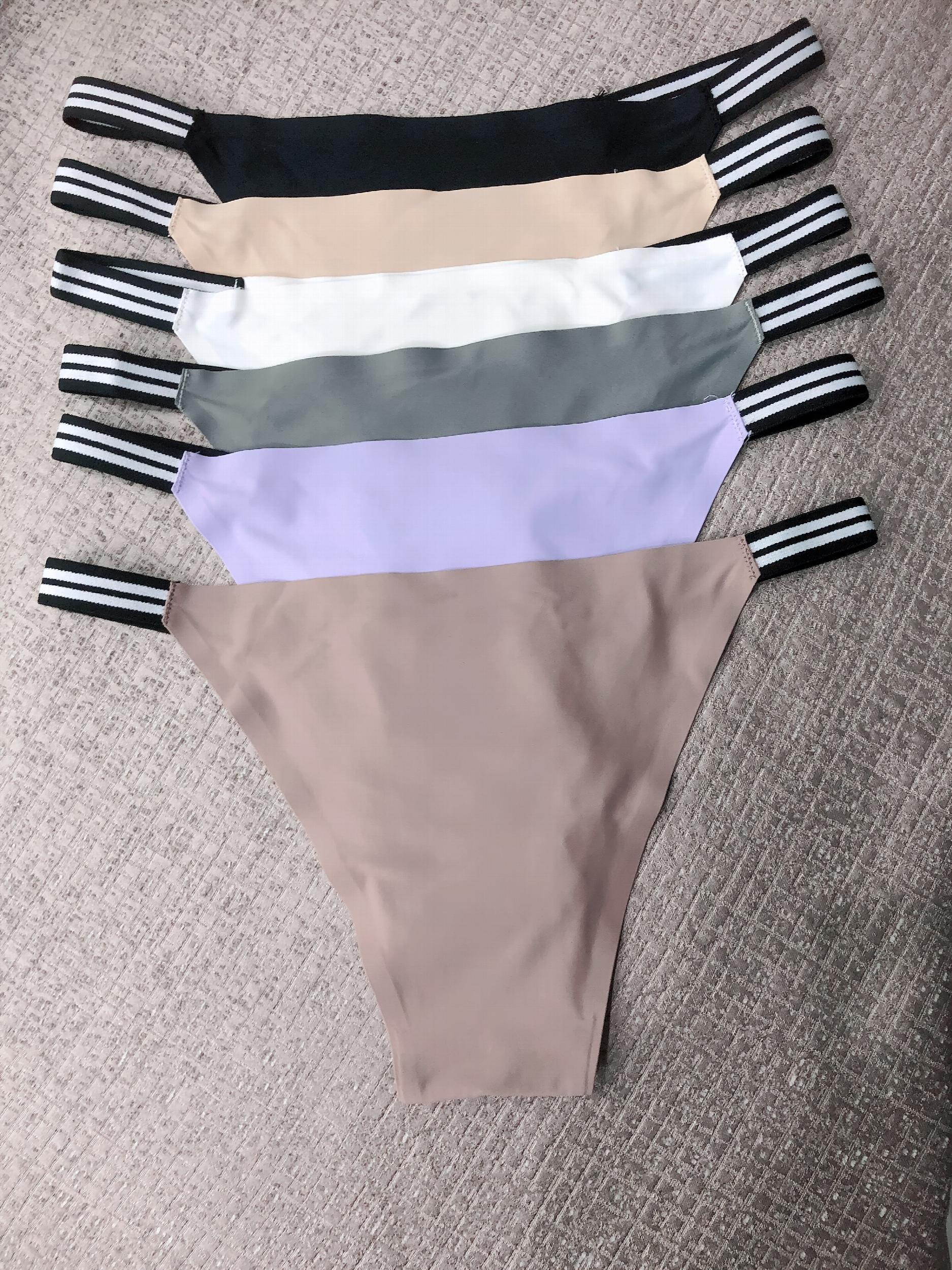 6 Pcs Women's Low Waist Bikini Panties Seamless High Elastic Lingerie