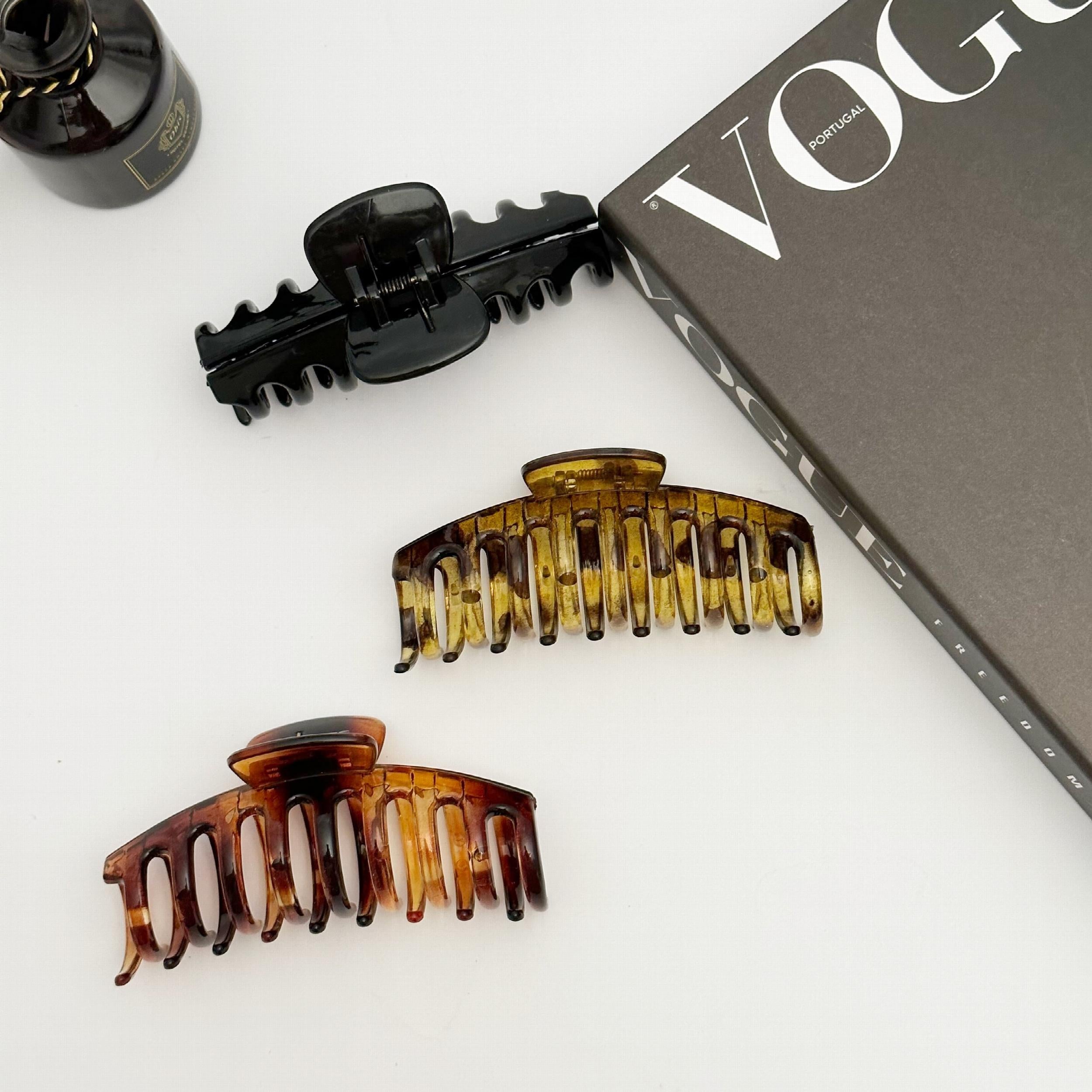 Glossy Oversize Hair Claw Clip Solid Non Slip Strong Hold Grip for Thick Hair