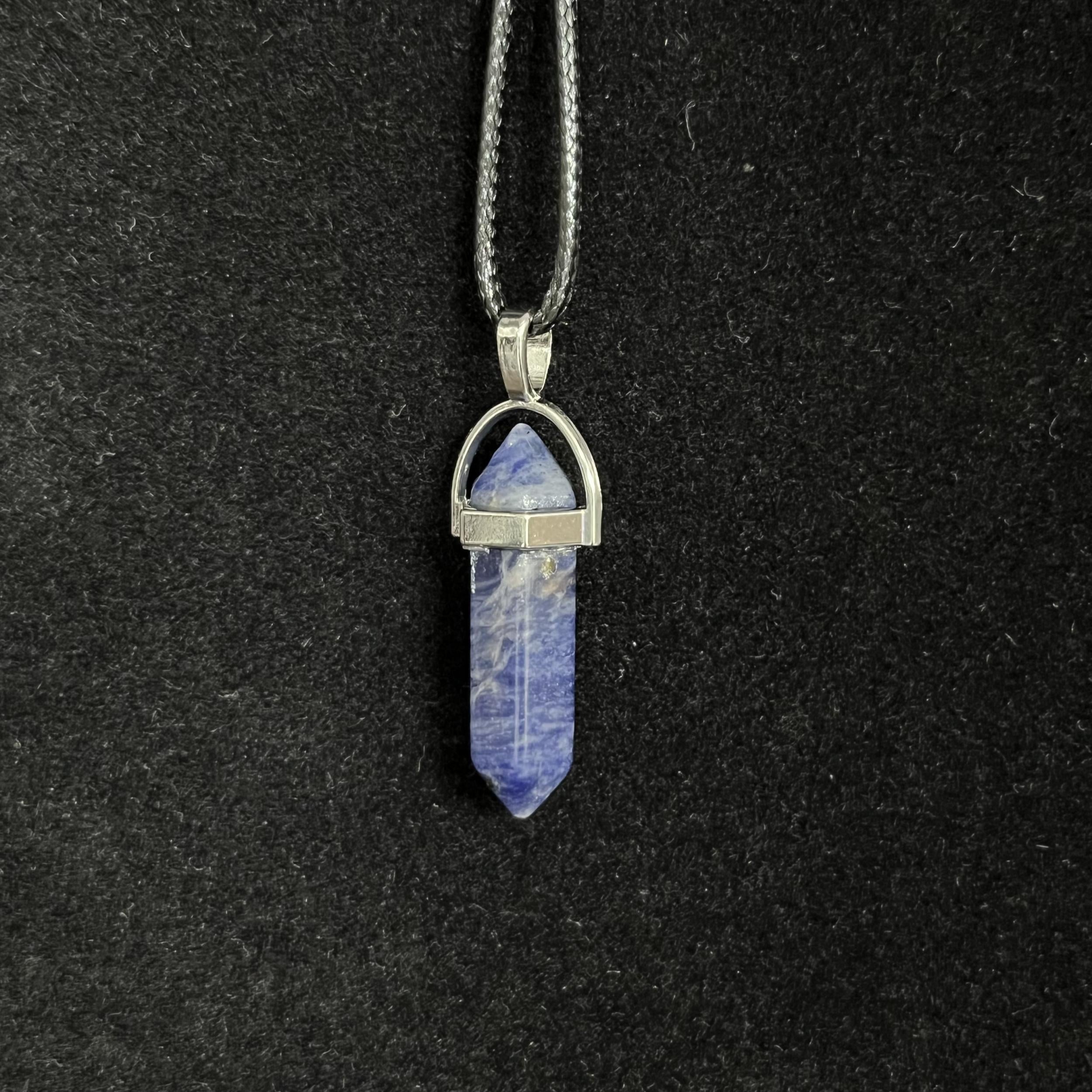 Colorful Chakra Pendant Crystal Pointed Prism Shape Pendants for Jewelry Making