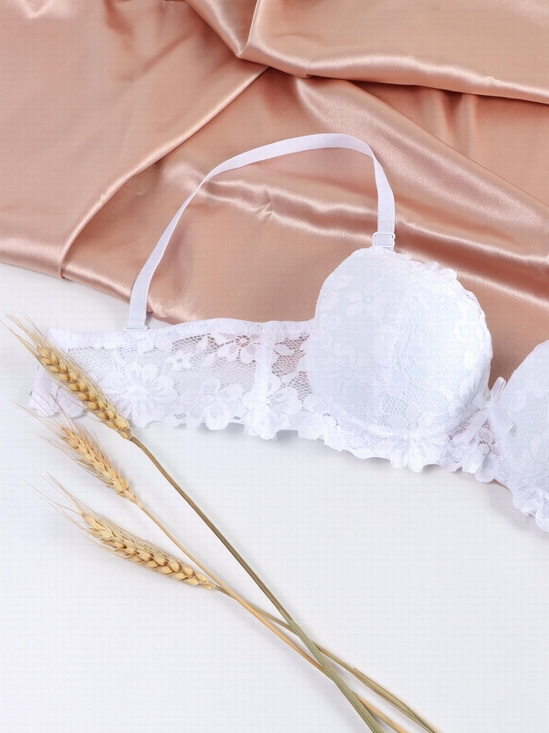 Lace Push Up Bra Breathable Comfy Lingerie