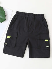 Boys Casual Elastic Waist Shorts for Summer