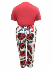  Boho Crop Top & Skirt Set