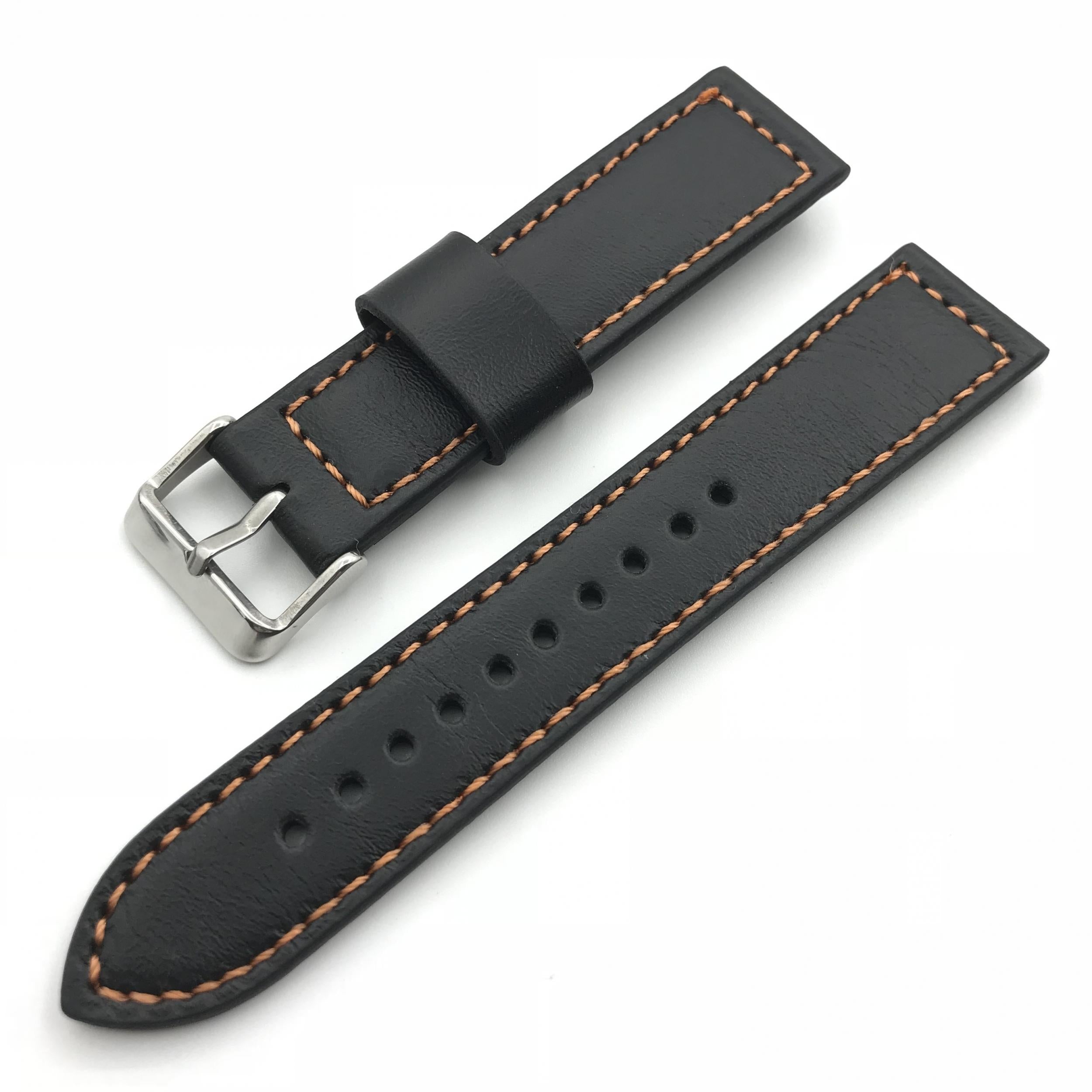 Soft Hand Stitch Straight Hair Smart Watch Strap
