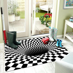 3D Geometric Optical Front Door Floor Mat