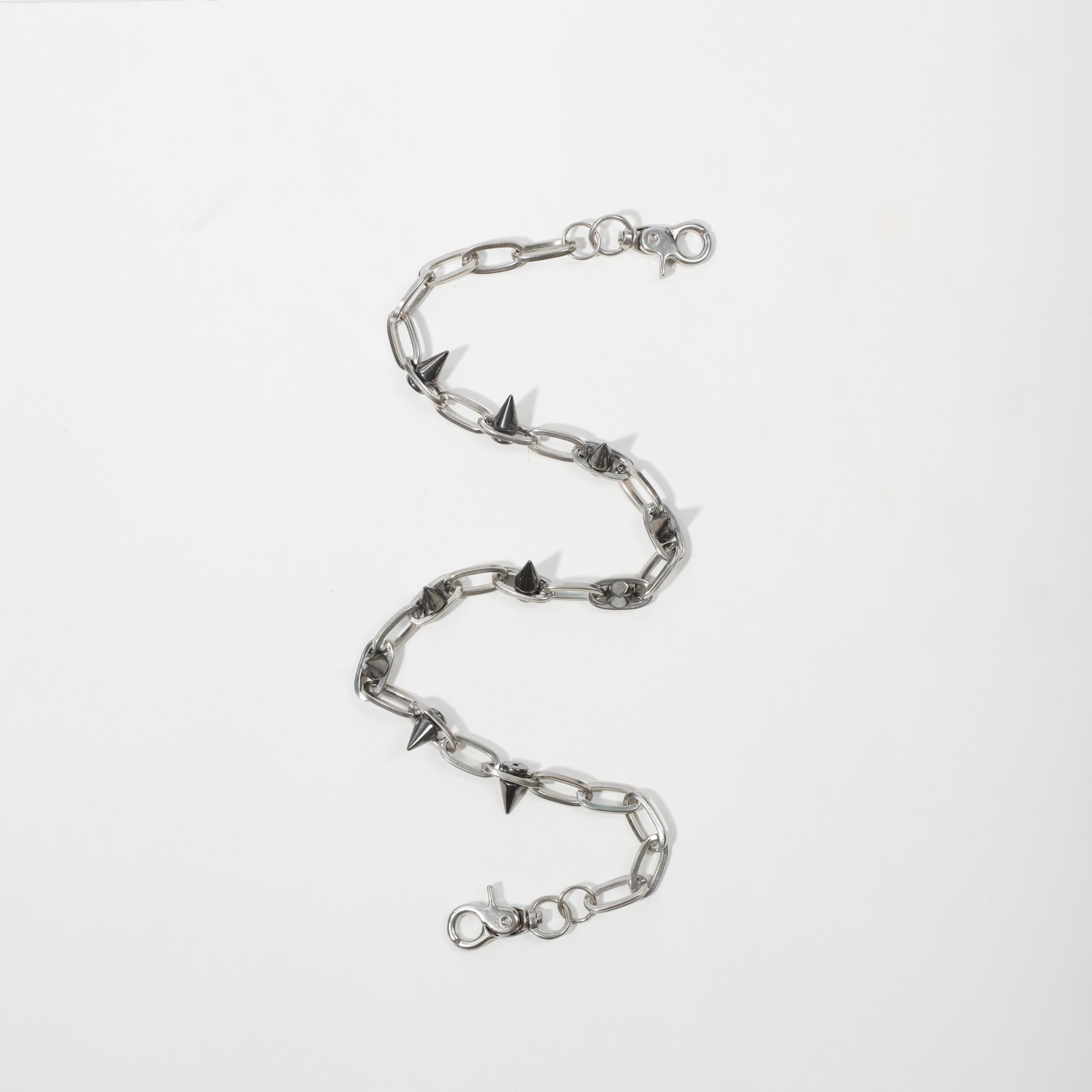 Men's Spiked Iron Chain Pants Chain