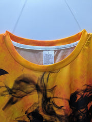 Evil Pumpkin Graphic Men's T-shirt for Halloween