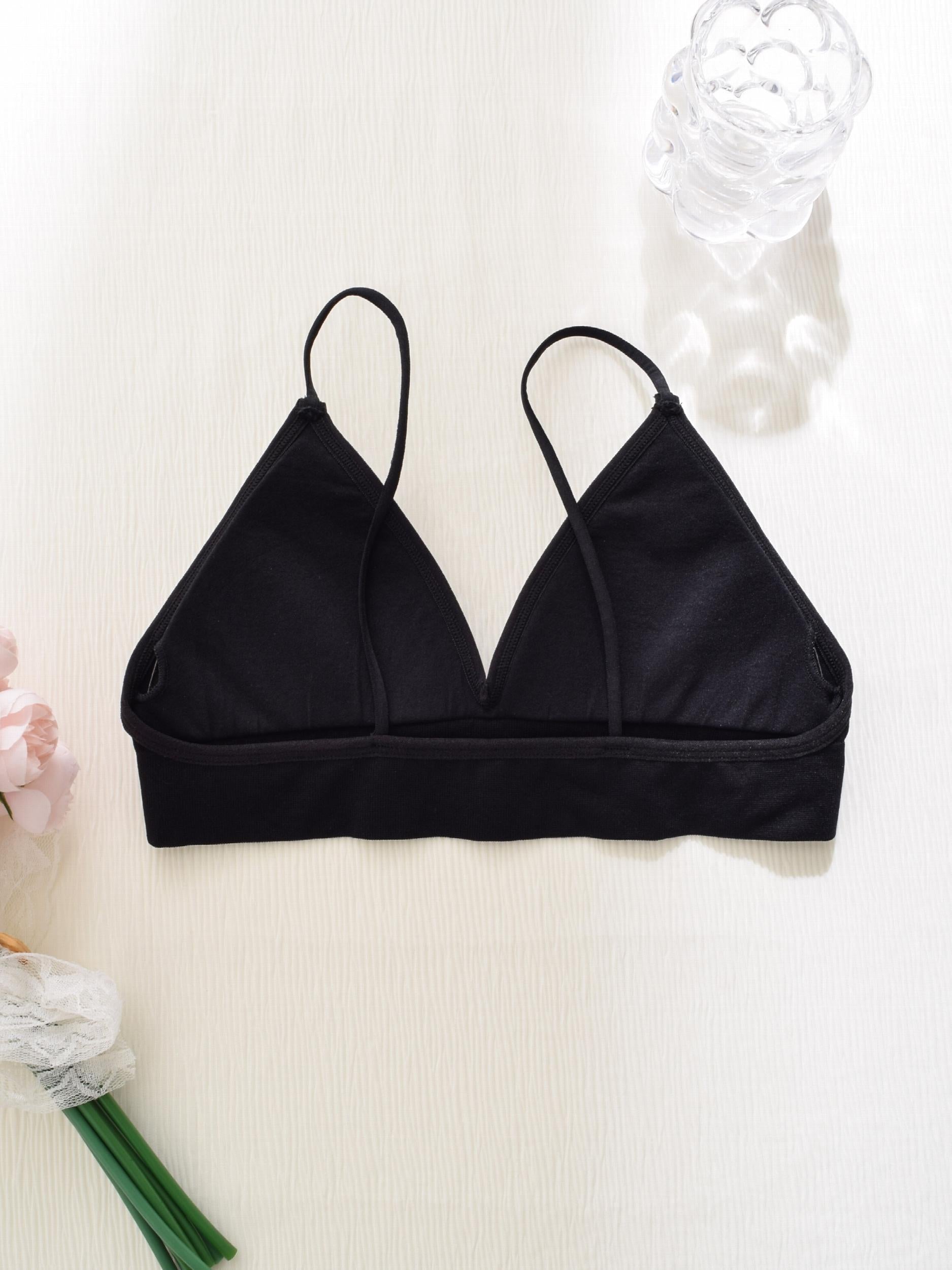 Triangle Cups Wireless Bra Comfortable Women's Lingerie