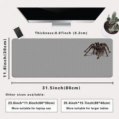 Spider Model Mouse Pad Large Office Gaming Desk Pad Non slip Rubber Mouse Pad