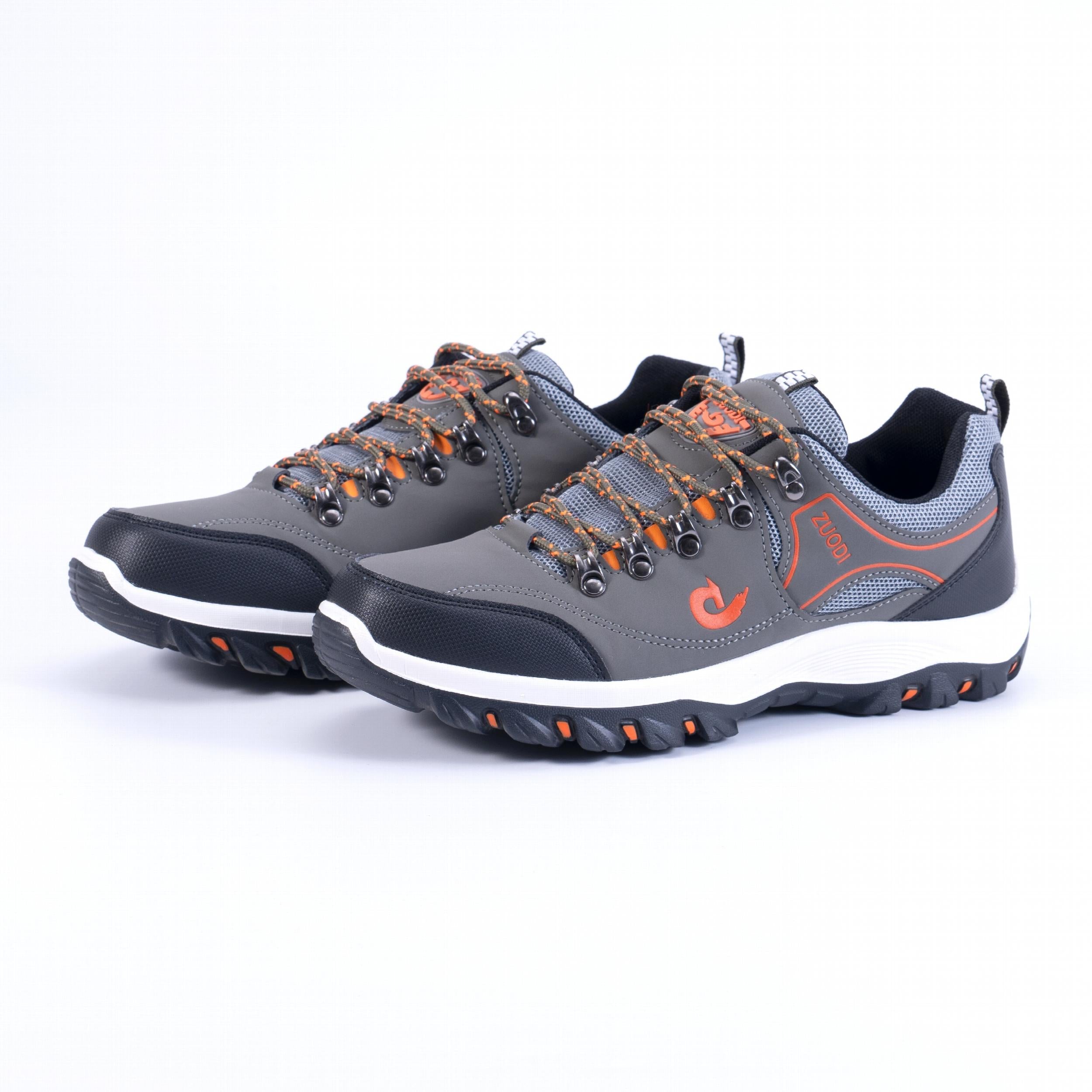 Men's Lace Up Durable Hiking Shoes for Outdoor Activities