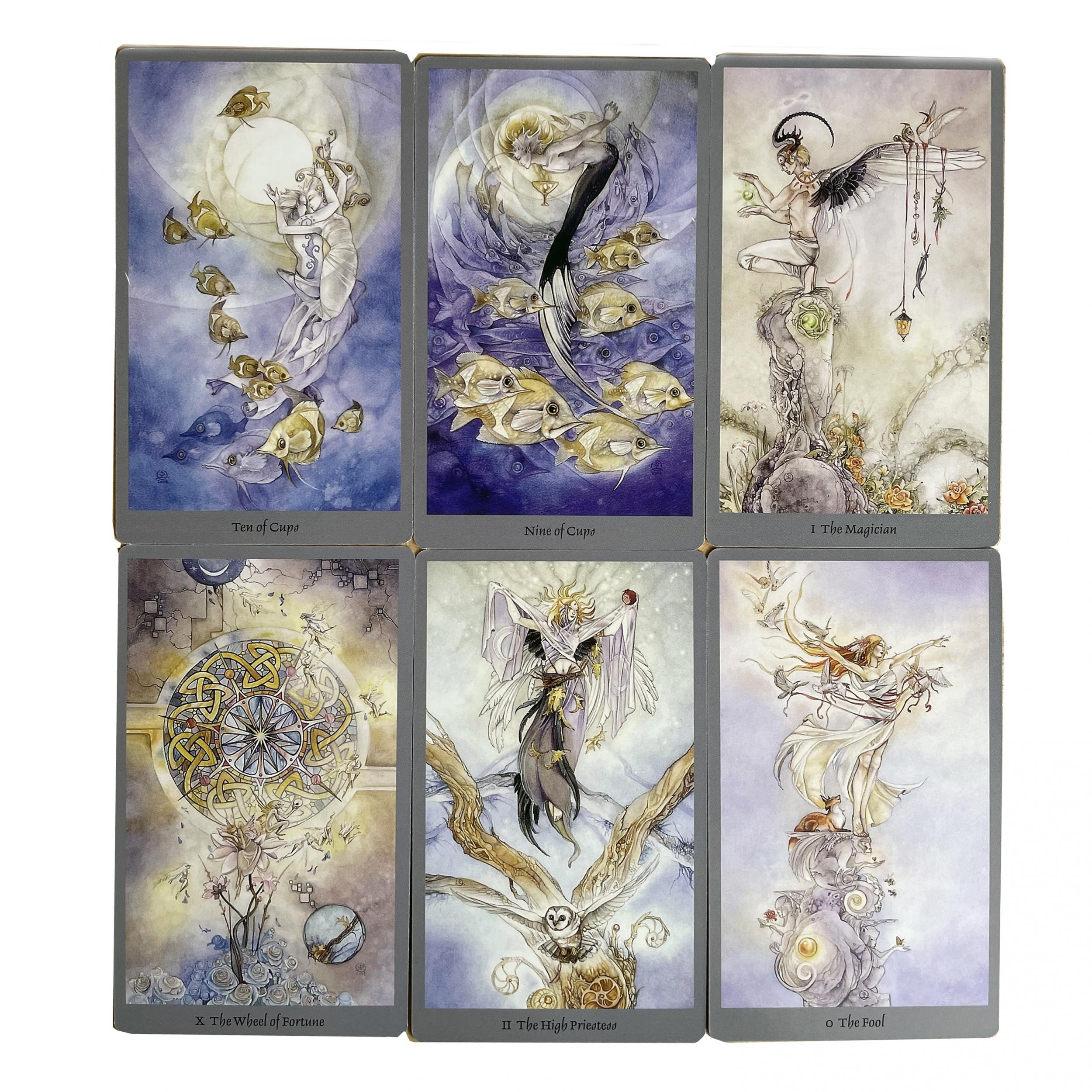 Christmas Tarot Card Set for Beginners - 78 Cards & Guide
