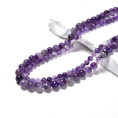 8mm Natural Crystal Long Chain Loose Beads Semi-finished Jewelry