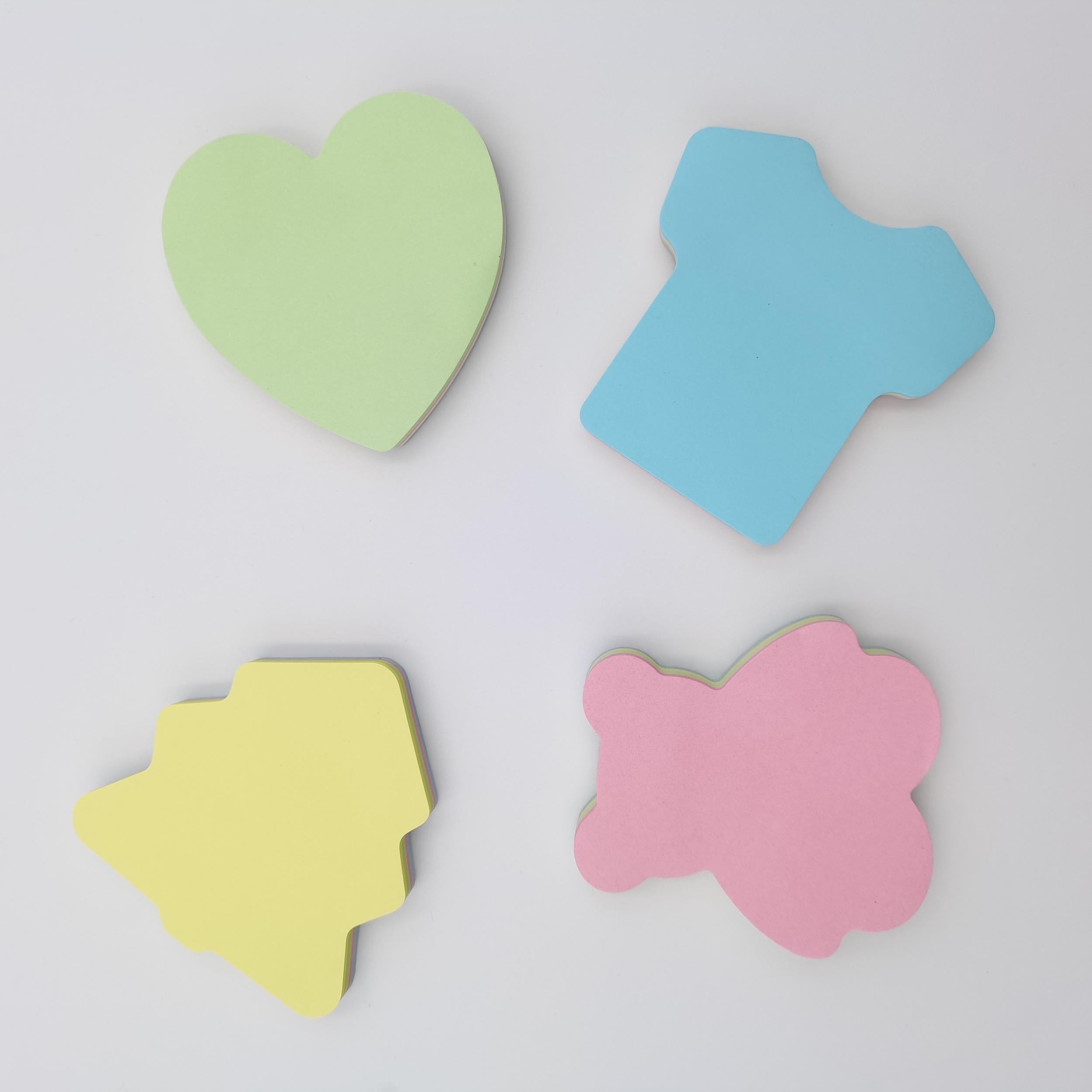 Colorful Sticky Notes 7x6.7, 100 Sheets, 1 Pack