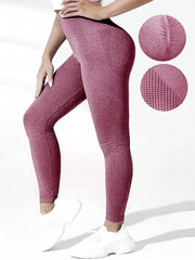3PC Seamless High Elastic Sports Tights Fitness Hip Pants