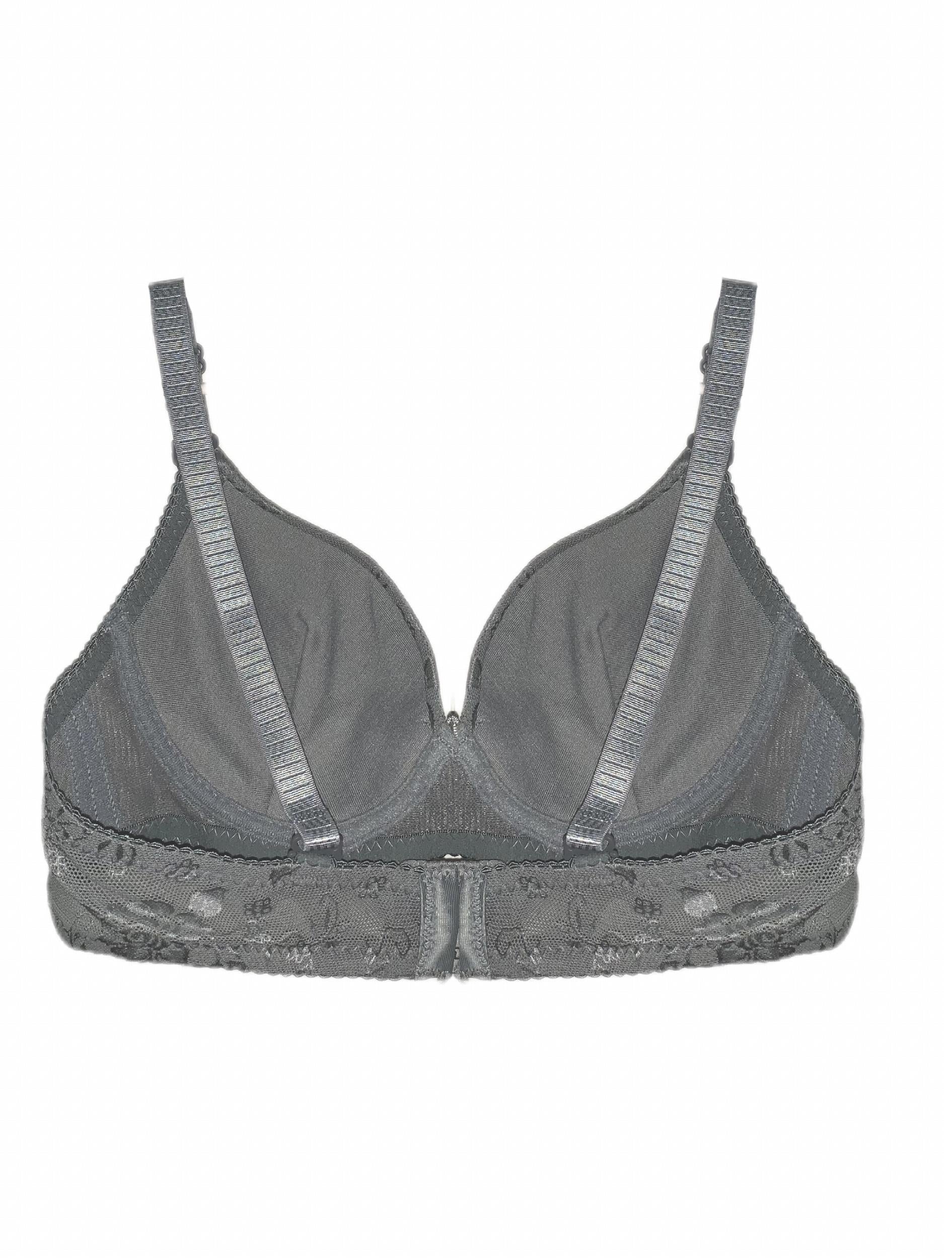 Lace Push Up Bra with Bow Tie - Women's Lingerie