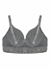 Lace Push Up Bra with Bow Tie - Women's Lingerie