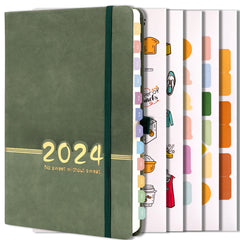1pc Annual Planner w/ 5 DIY Stickers, Customizable Schedule Book
