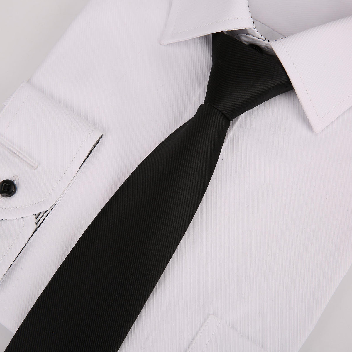Adjustable Solid Ties For Men Business Ties For Work