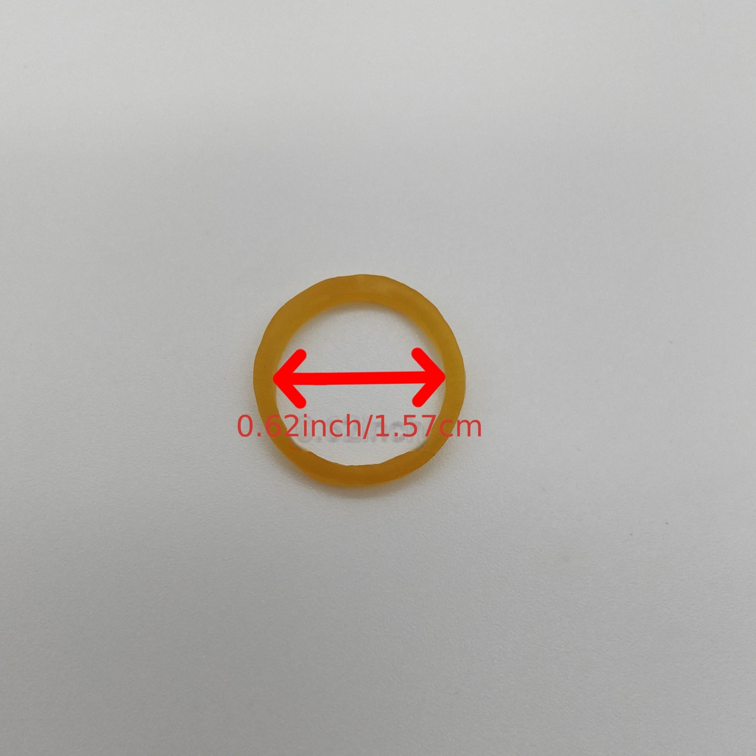 Yellow Rubber Band Binding Office Supplies 8cm Inner Diameter