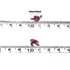 6pcs 1SET Dollhouse Wall Clothes Hook Mini Simulation No Glue