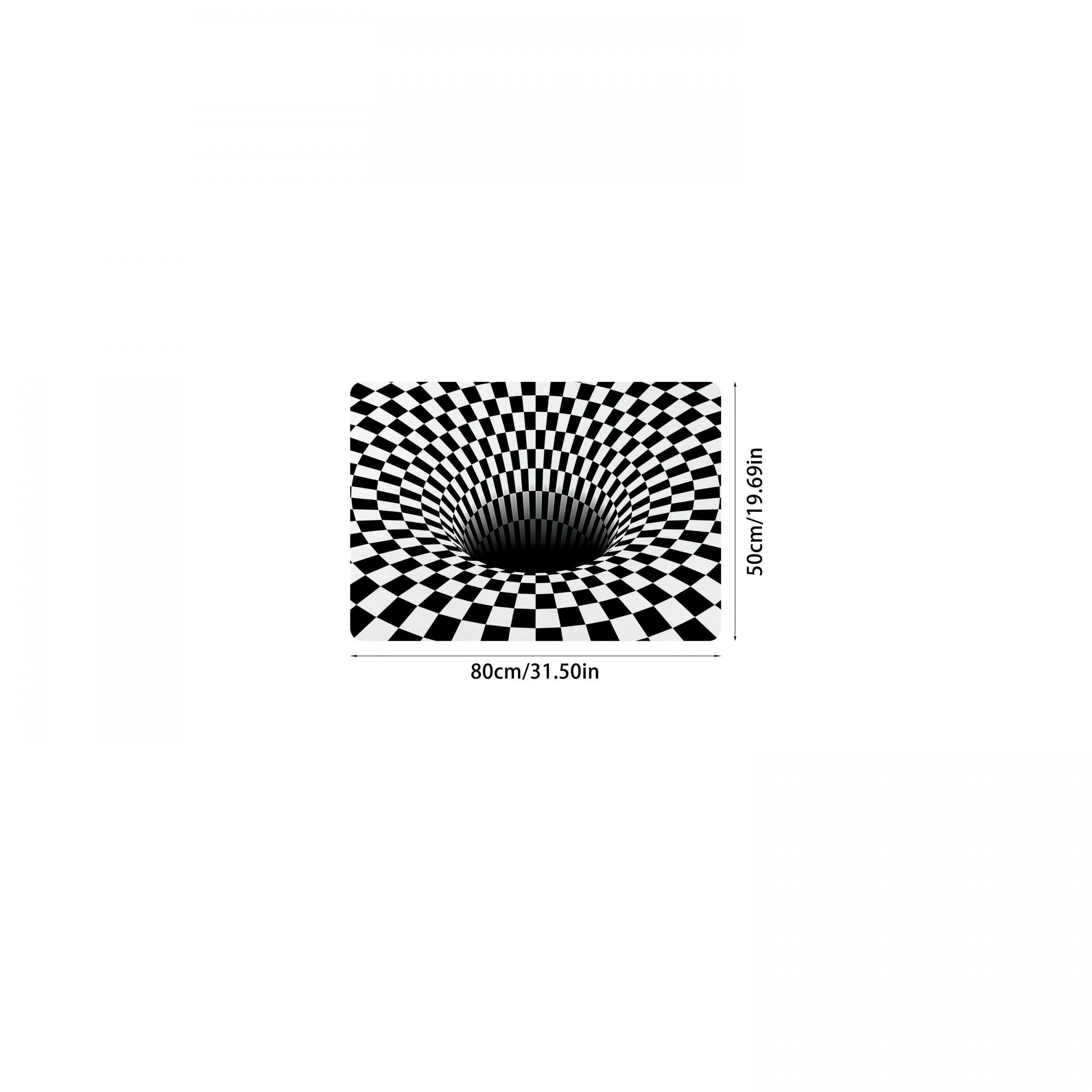 3D Geometric Optical Front Door Floor Mat