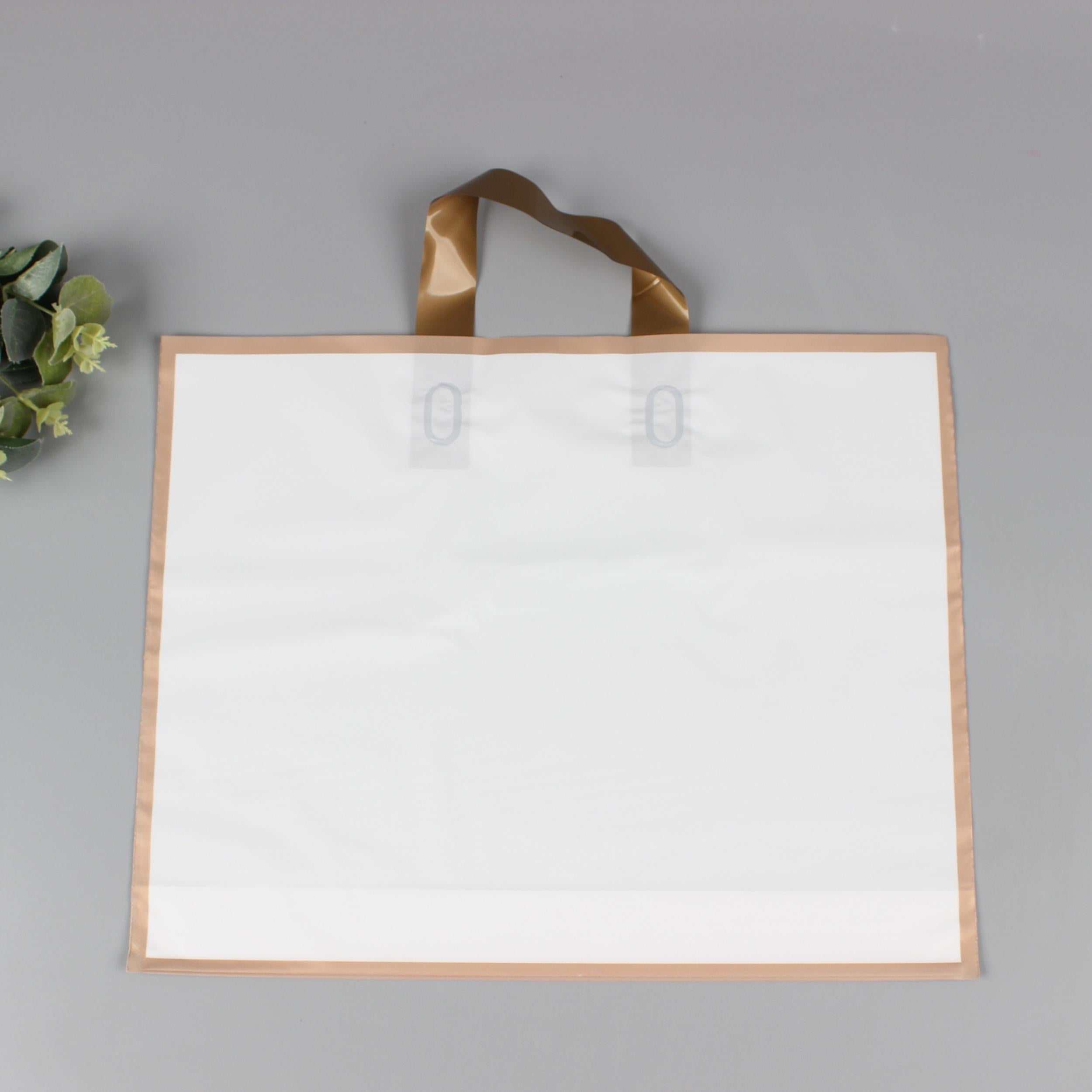 Golden Rim Handbag Gift Bag Shopping Bag Multifunctional Clothing Cosmetic