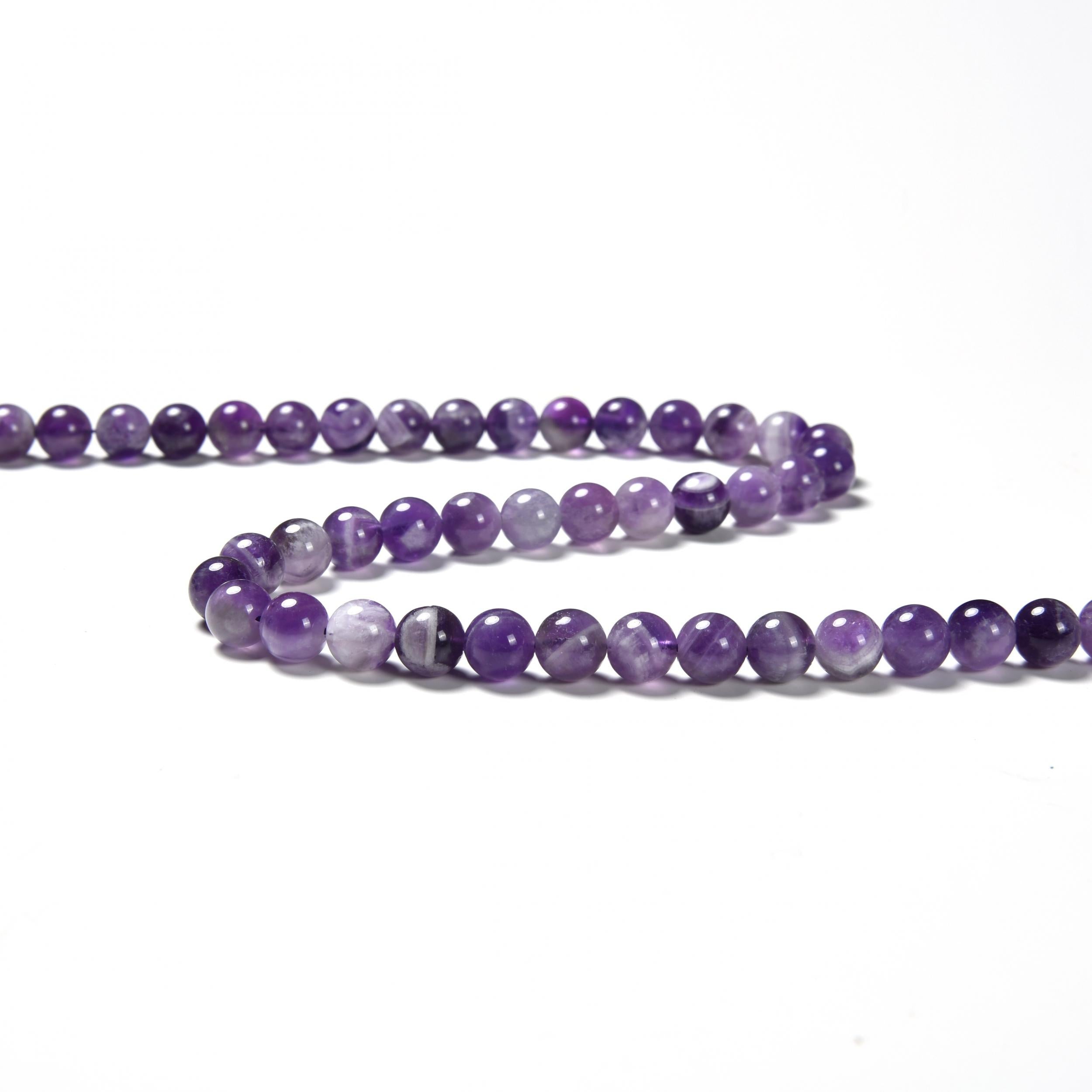 8mm Natural Crystal Long Chain Loose Beads Semi-finished Jewelry