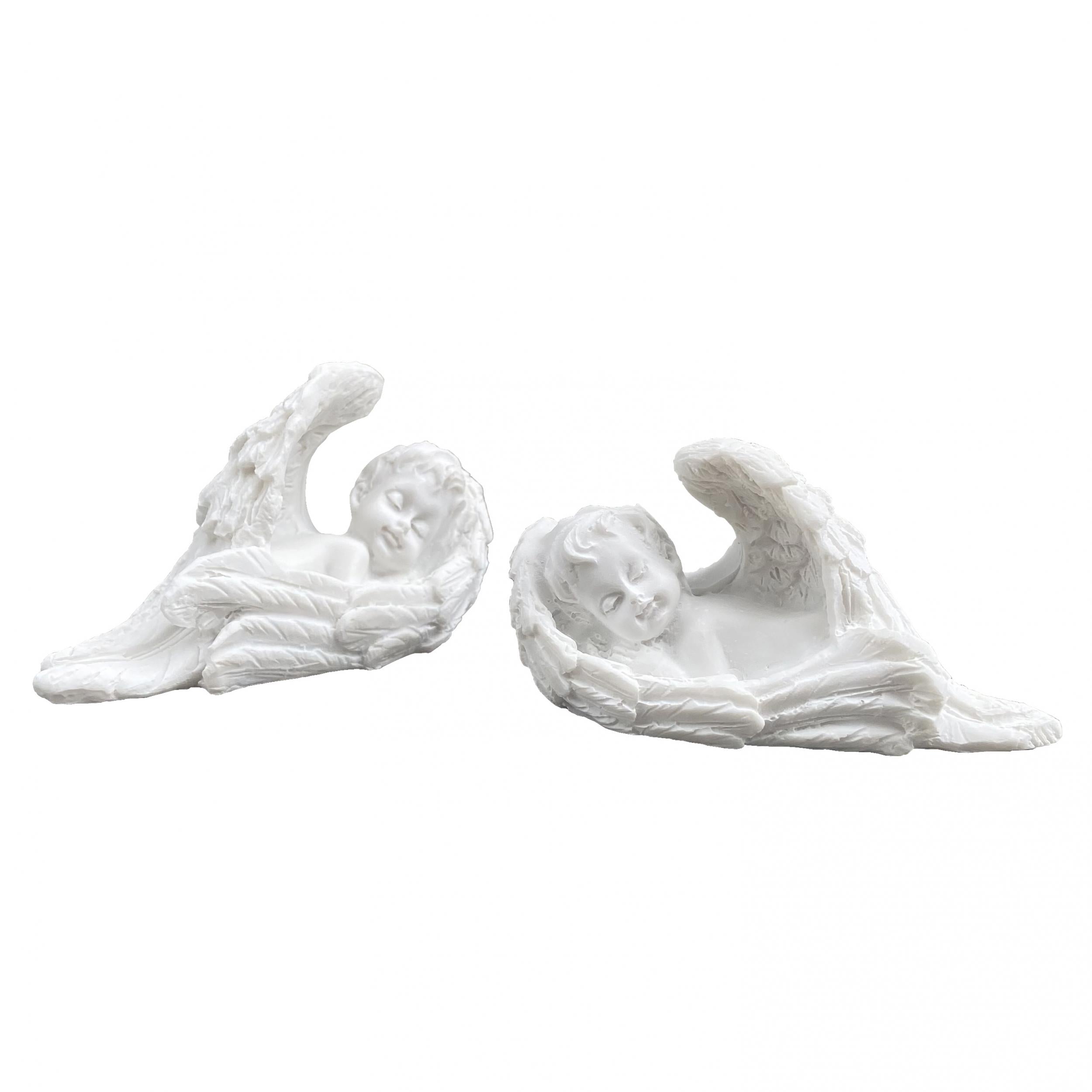 2pcs Angel Statue for Garden Home Decor and Memorials