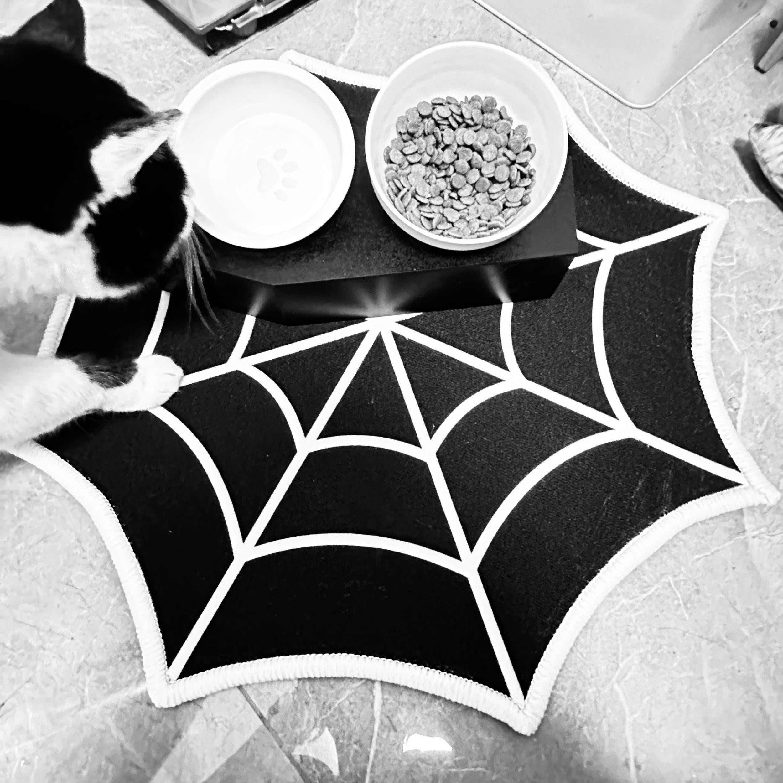 Gothic Cobweb Rug Doormat Halloween Funny Rug Personalized Decoration