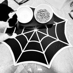 Gothic Cobweb Rug Doormat Halloween Funny Rug Personalized Decoration