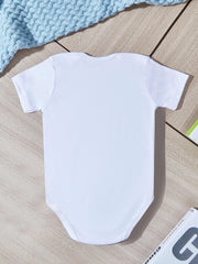 Summer Baby Letter Print Short-sleeved Romper Newborn Jumpsuit