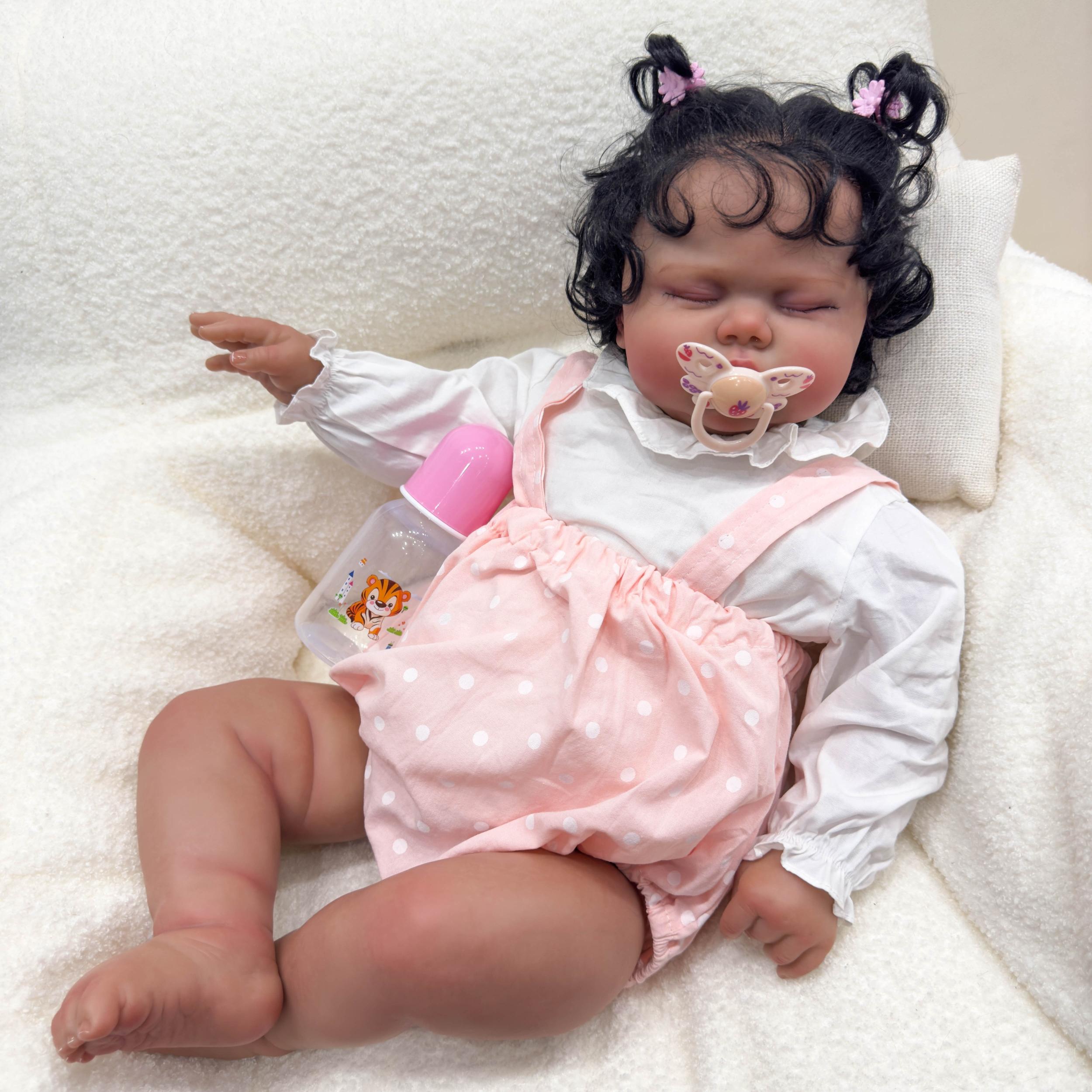 Cuddly 60 Reborn Youngsters Girl Doll with Soft Cloth Body & Lifelike Features