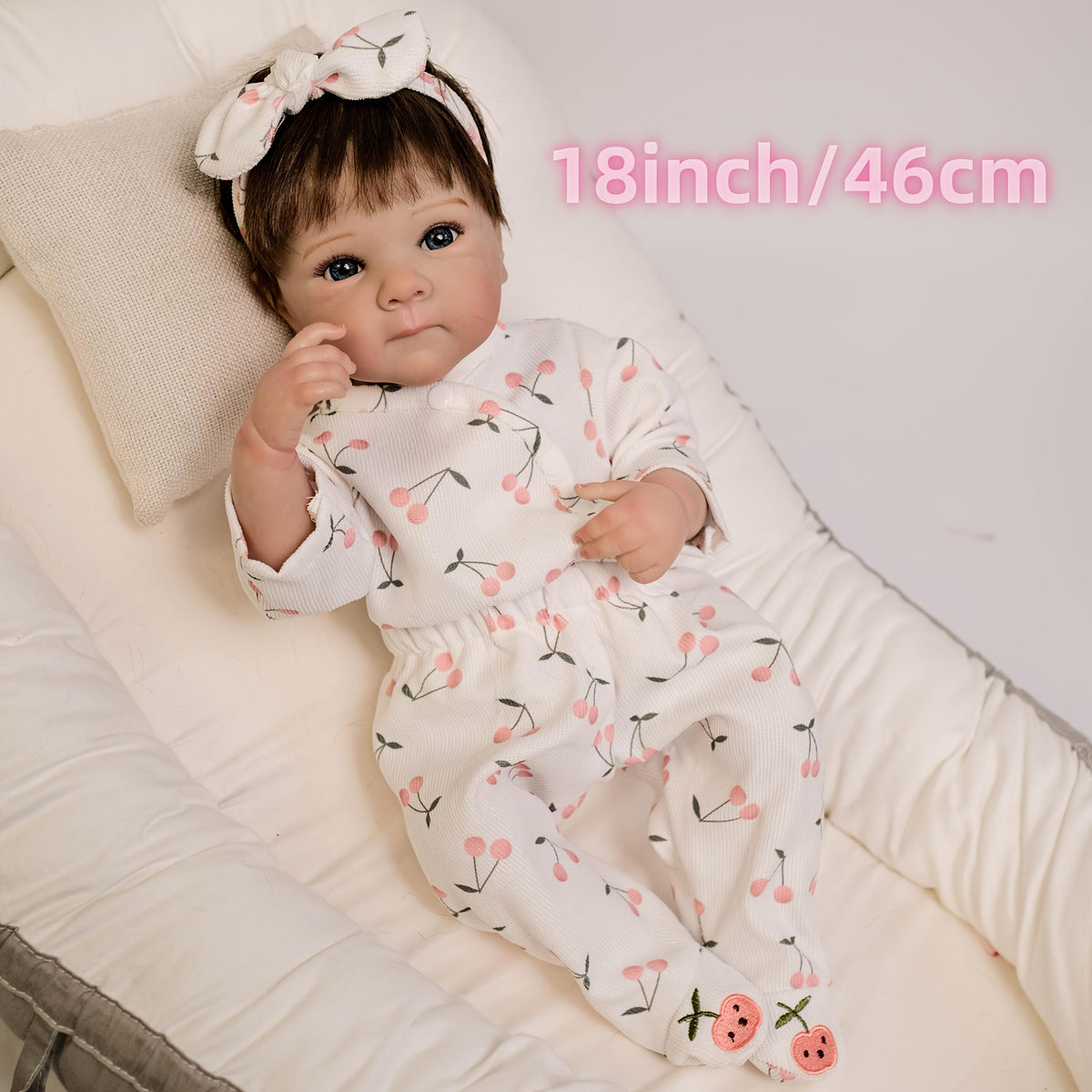 18" Reborn Youngsters Girl Doll Soft Touch Realistic Details