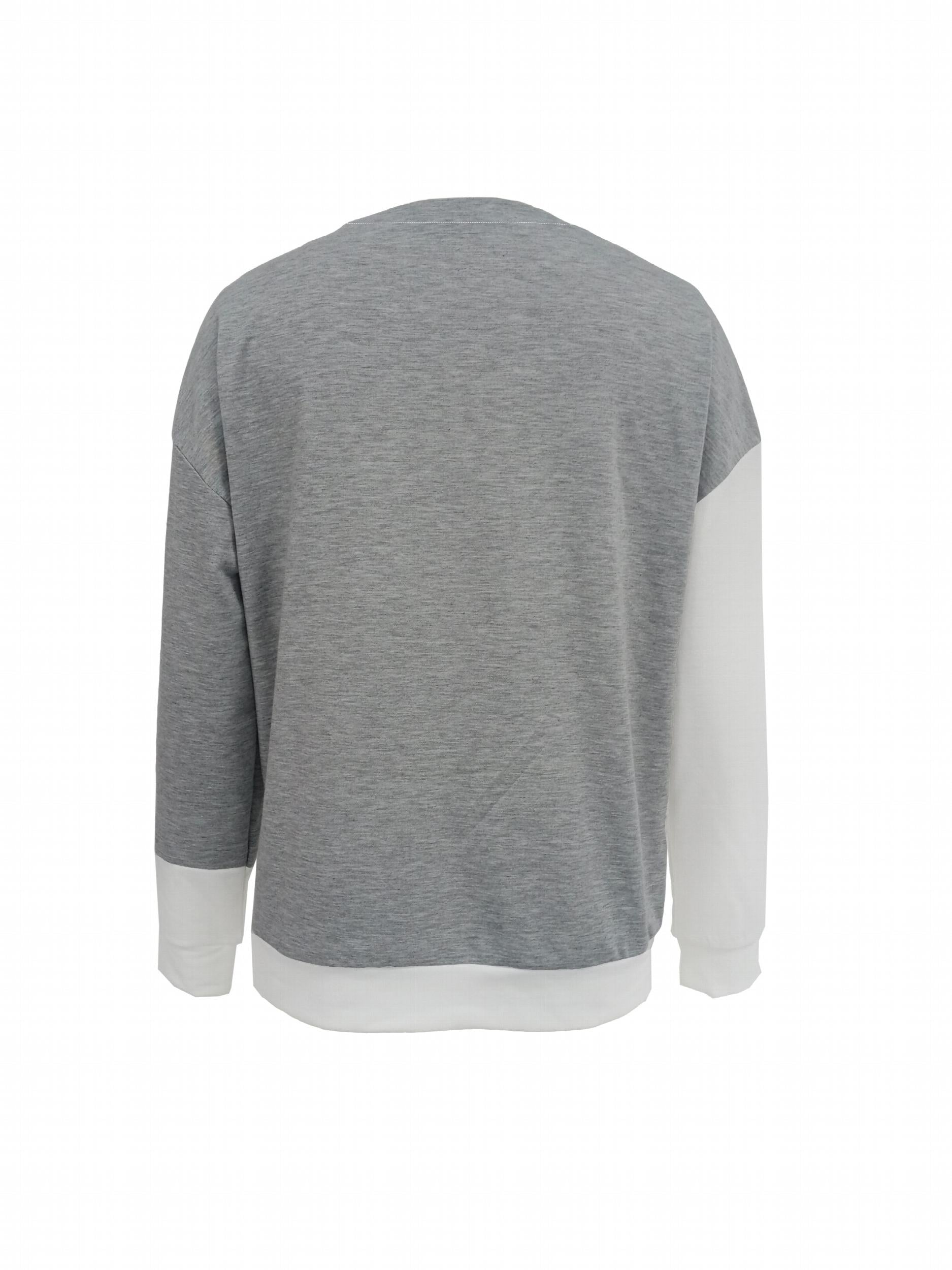 Casual Crew Neck Sweatshirt for Spring & Fall Women's Clothing