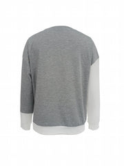 Casual Crew Neck Sweatshirt for Spring & Fall Women's Clothing