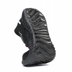 Men's Lace up Safety Shoes Waterproof Puncture Proof Work Shoes