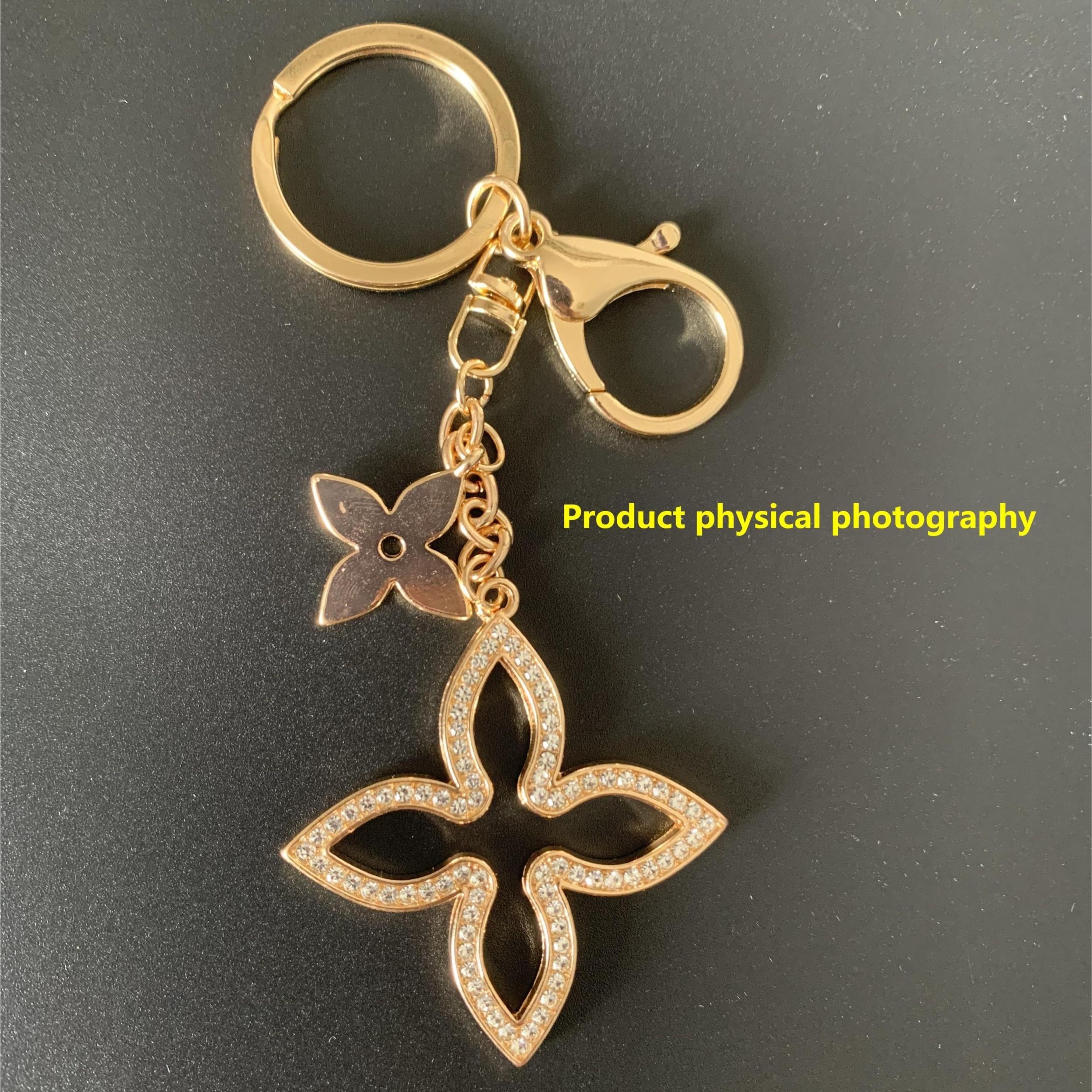 Four Leaf Clover Car Key Chain Pendant Bag Decoration