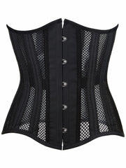 26 Steel Boned Plus Size Lace Up Corset Waist Training Shapewear