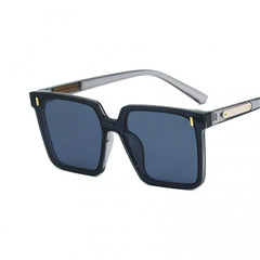 Square Polarized Sunglasses Jelly Frame Glasses UV400