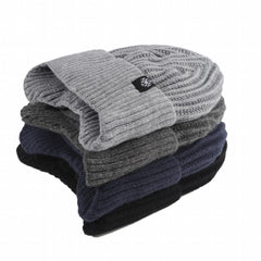 Men's Thermal Knitted Winter Hat & Neck Gaiter Set
