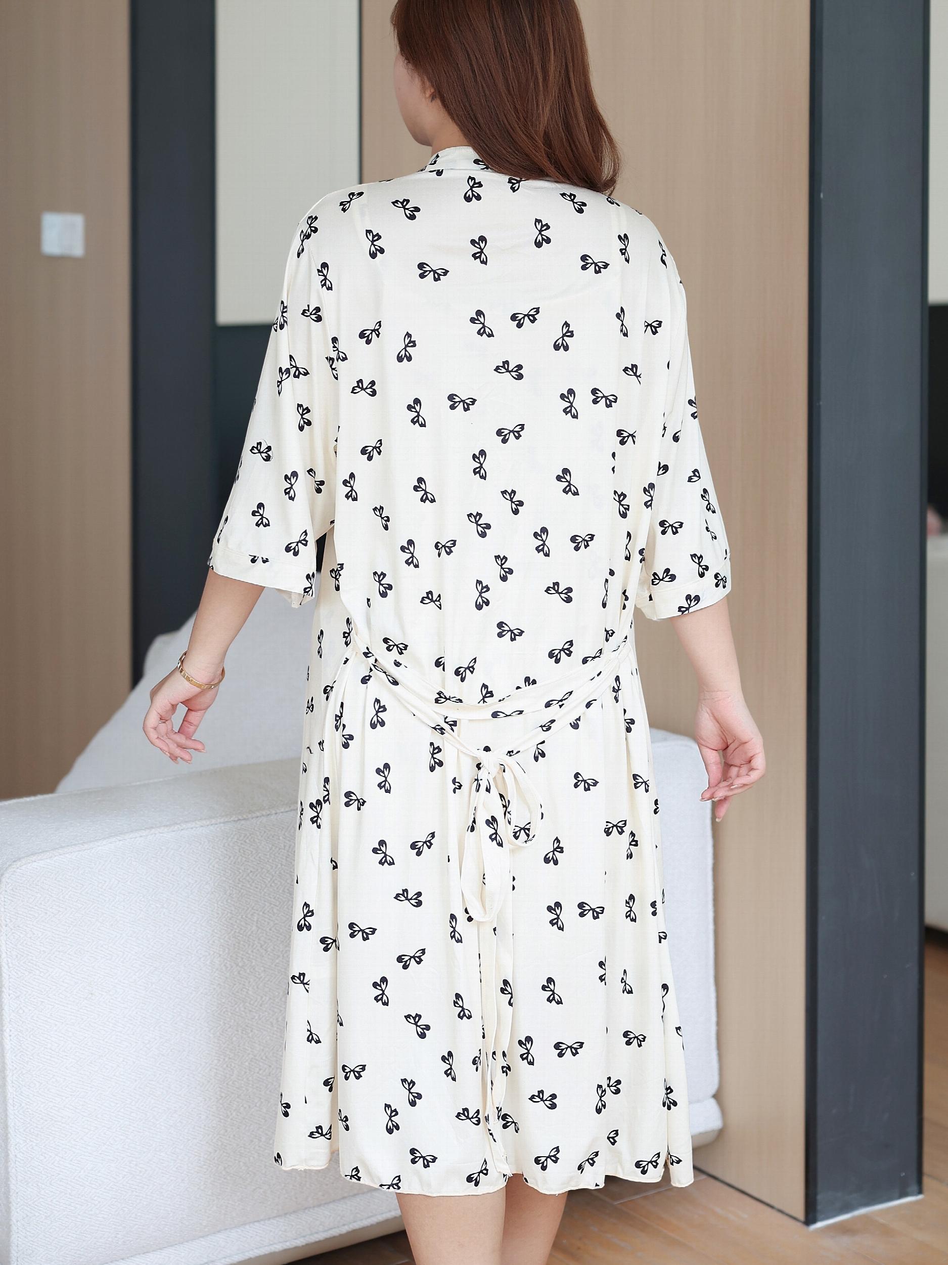  Butterfly Print Cami Nightdress & Belted Nightgown Set
