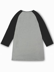  Maple Leaf Print Raglan Sleeve Nightdress