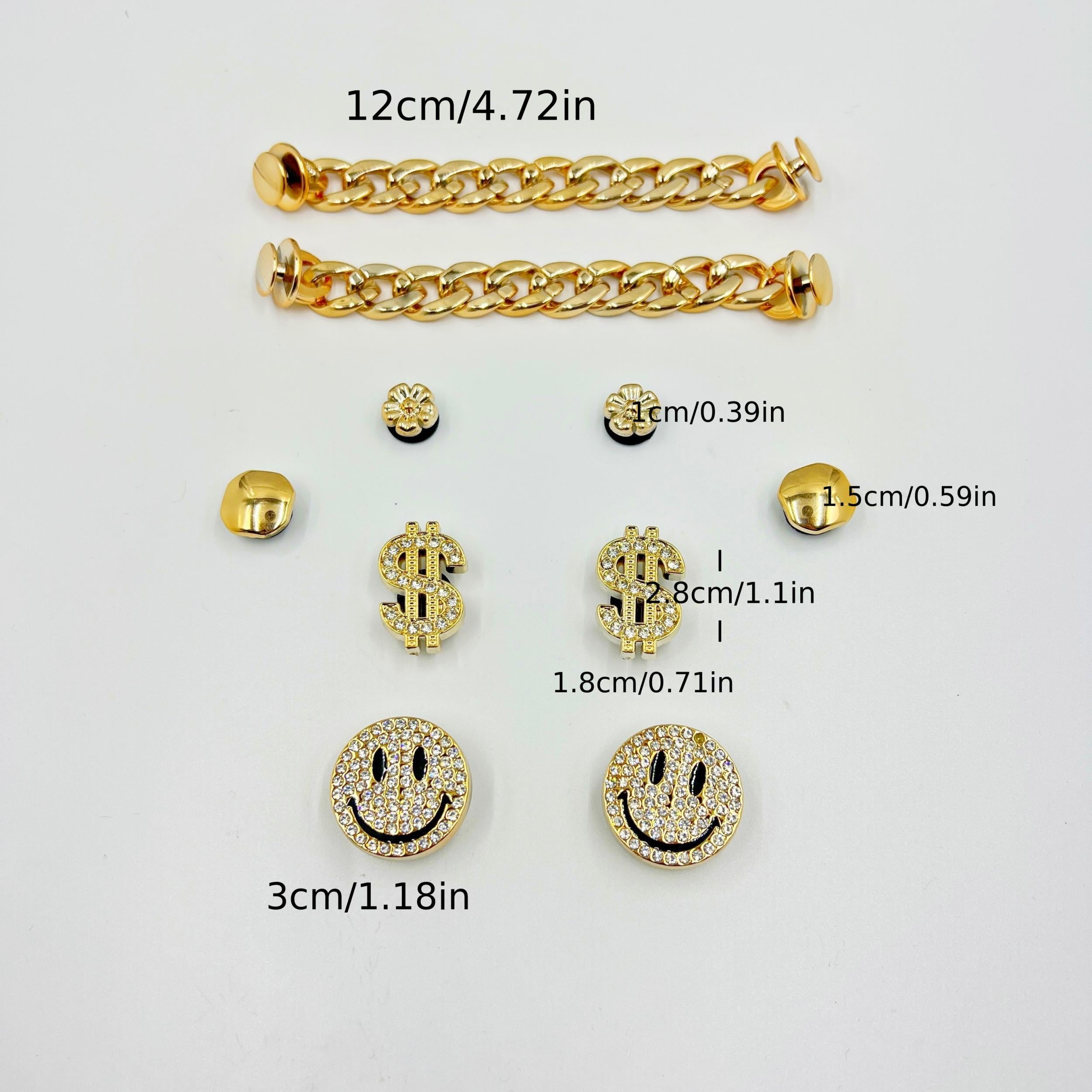 Smile Face Shoe Buckle Clogs DIY Decoration