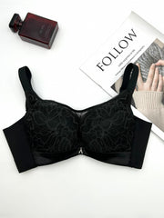 Lace Push Up Bra Full Coverage Comfy Breathable Lingerie